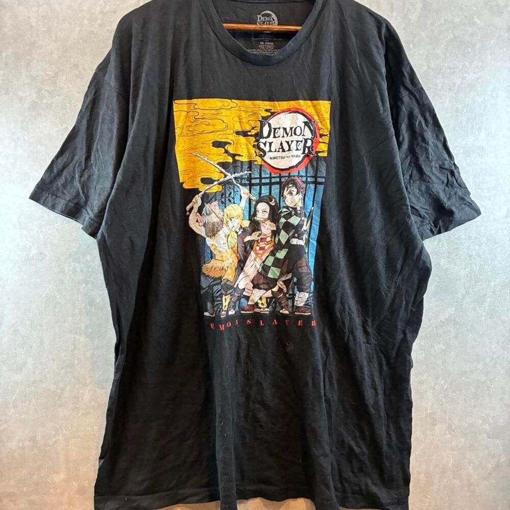 Demon-slayer Men's Black T-shirt